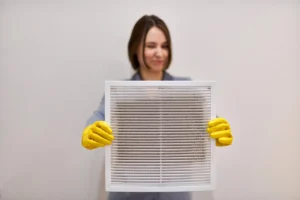 air conditioner smells dusty