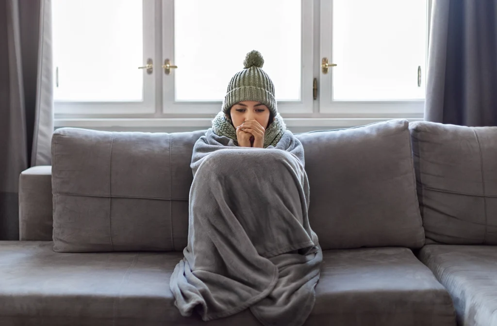 heater blowing cold air